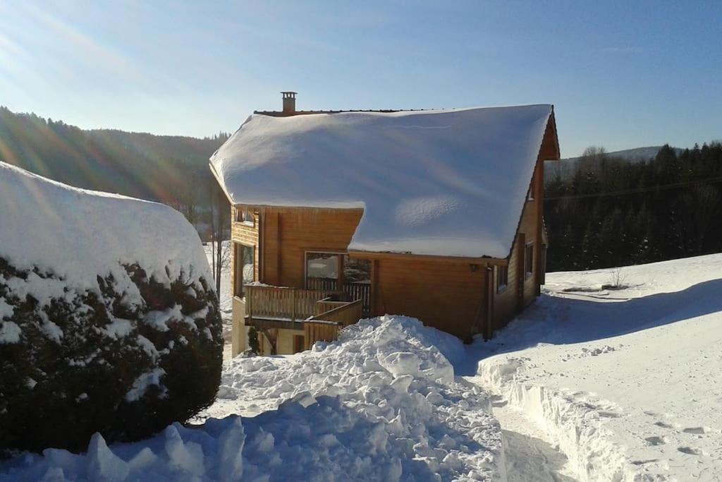 Grand Valtin : Chalet Ecolo 4 Etoiles 14 Personnes Ban-sur-Meurthe-Clefcy Exterior foto